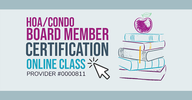 Online Class: HOA/Condo Board Certification